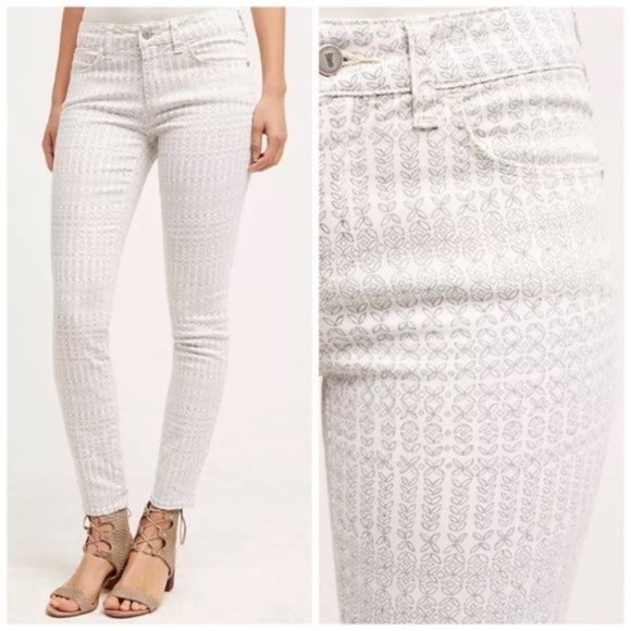 Pilcro and the Letterpress Pants - Pilcro & the Letterpress Morocco Stet Skinny Jeans Sz 29